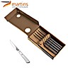 Cuchillo de Mesa Contrastes Martins Blanco Chocolate 6Pcs