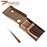 Cuchillo de Mesa Contrastes Martins Nogal Chocolate 6Pcs