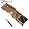 Cuchillo de Mesa Contrastes Martins Negro 6Pcs