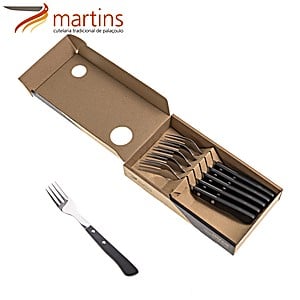 Garfo de Mesa Contrastes Martins Preto 6Pcs