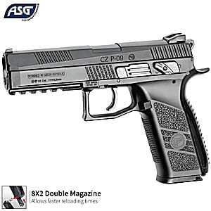 Air Pistolet ASG CZ P-09 Duty Blowback