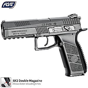 Pistola ASG CZ P-09 Duty Blowback