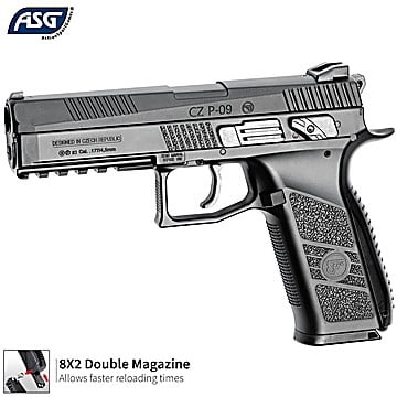 Air Pistol ASG CZ P-09 Duty Blowback