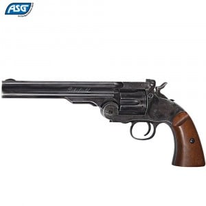 Revolver DAN WESSON 8 HIGH POWER 2.7 JOULES BLACK ASG CO2