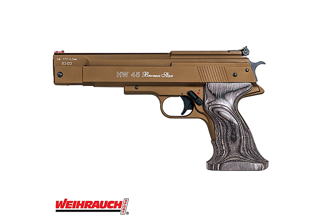 PISTOLA WEIHRAUCH HW BRONZE STAR Pistolas Ar Comprimido Mundilar Pistolas WEIHRAUCH