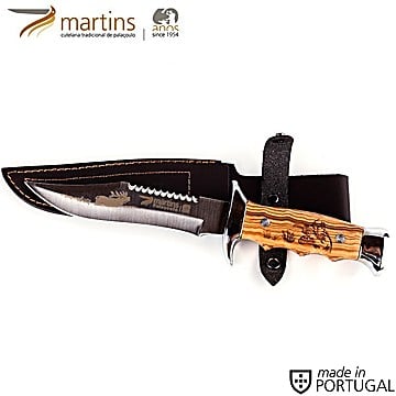 Cuchillo Bushcraft Martins M Oliva 15.7cm Ciervo