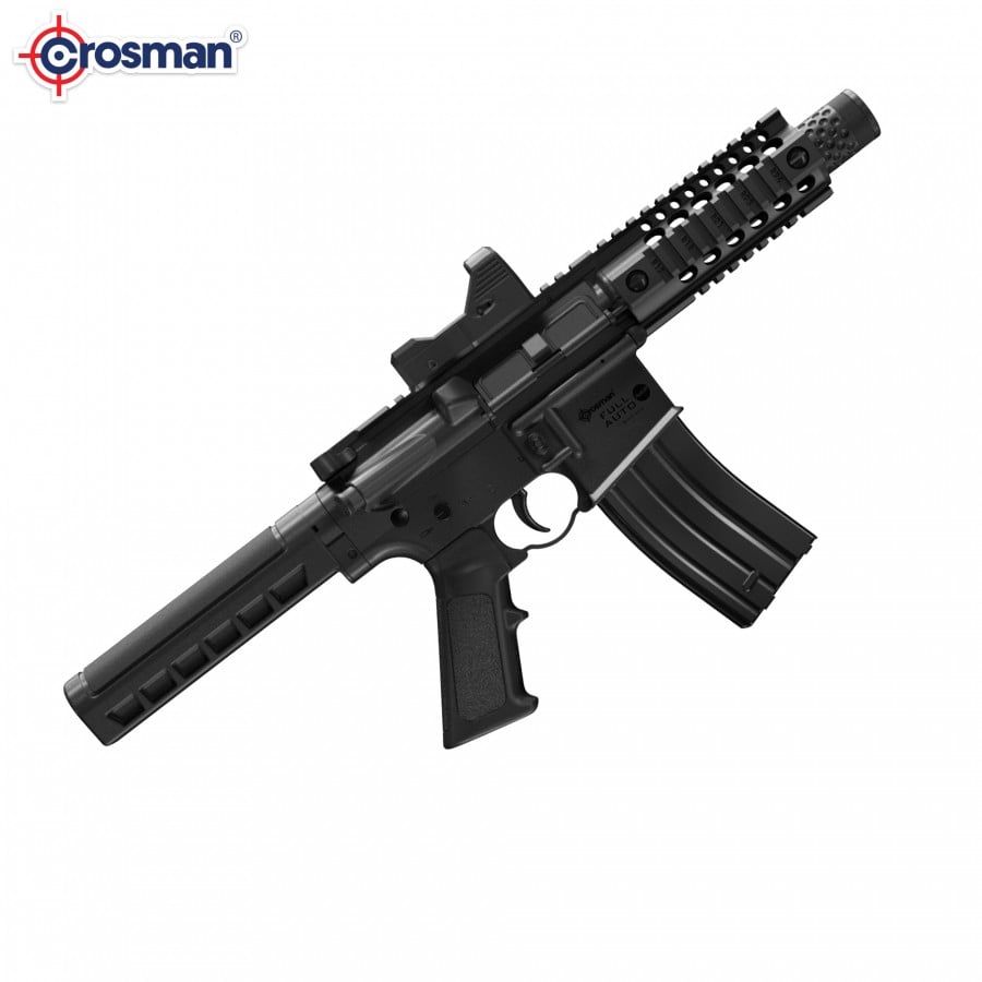 Pistolet mitrailleur Crosman A4P full auto à bille acier 4,5 mm