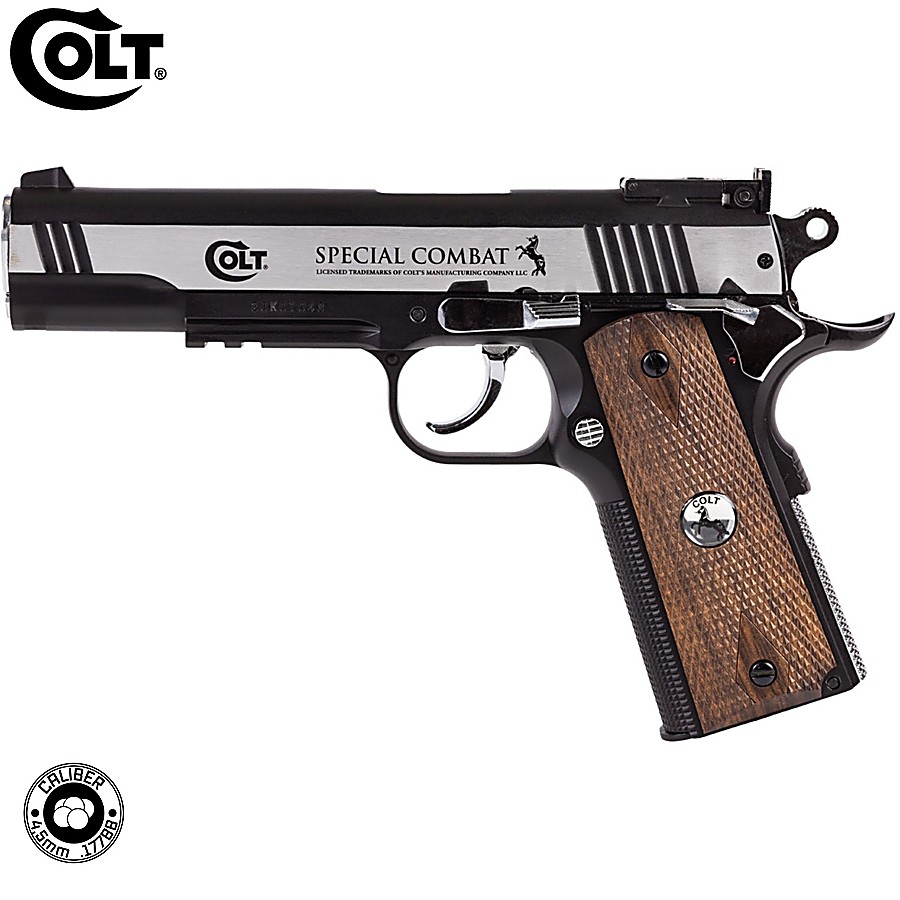 PACK COMBAT PISTOLET 1911 CO2 FULL METAL + MALETTE