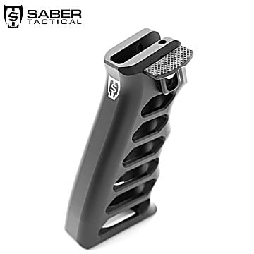 Empuñadura / Grip estilo AR con apoyapulgar ambidiestro Saber Tactical ST0049