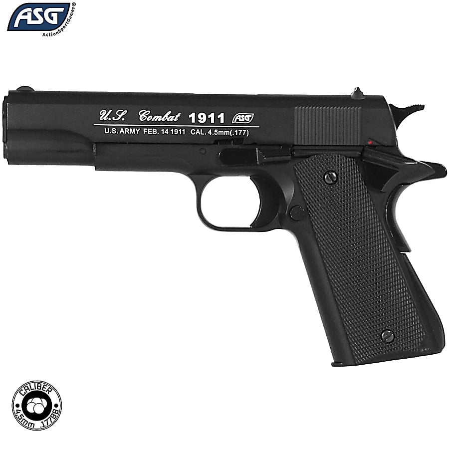 Buy online CO2 Air Pistol ASG 1911 US-C Blowback from ASG ACTION SPORT  GAMES • Shop of CO2 Pistols Online Store • Mundilar Airguns