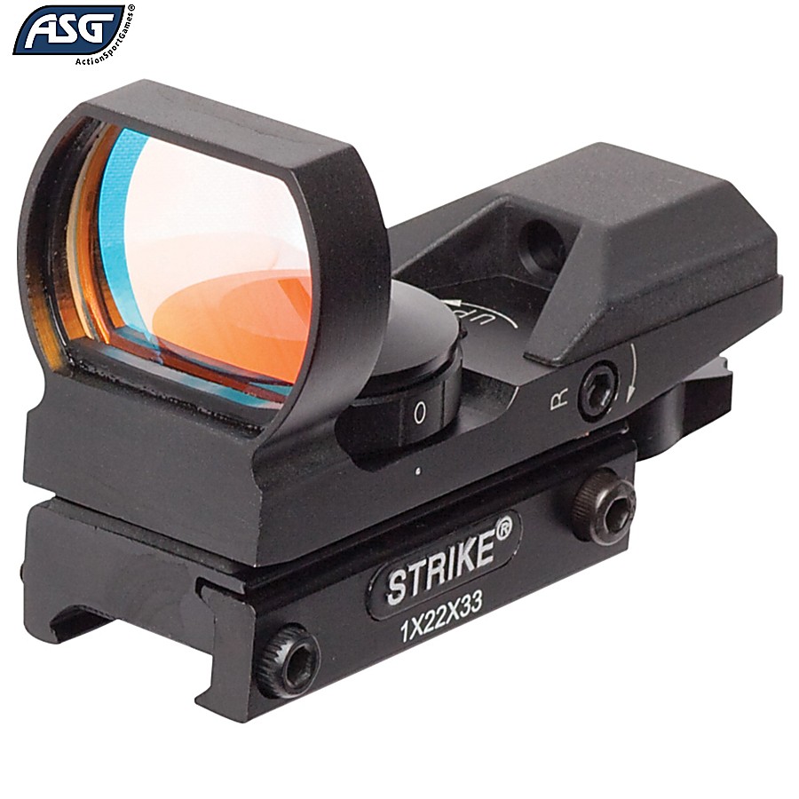 Buy online Red Dot Sight ASG 1X22X33mm from ASG ACTION SPORT GAMES • Shop  of Red Dot Electronic Sights Online Store • Mundilar Airguns