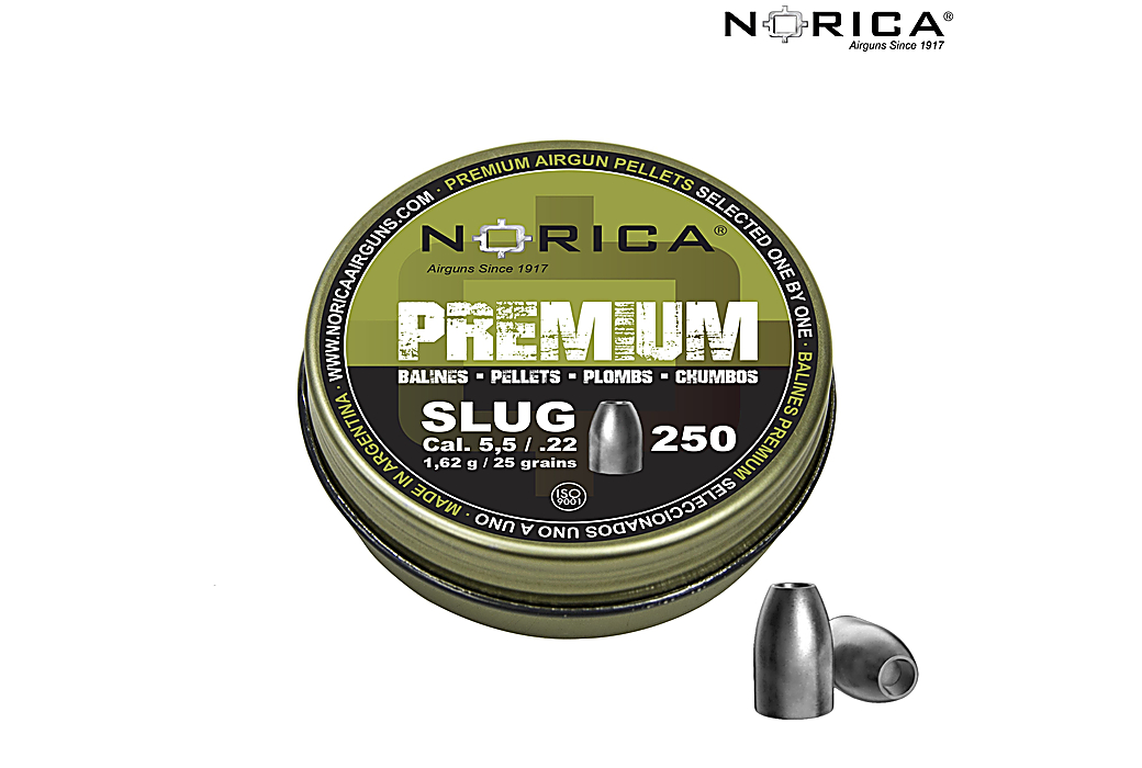 Chumbo Norica Premium Slug 5.50mm (.22) 250PCS