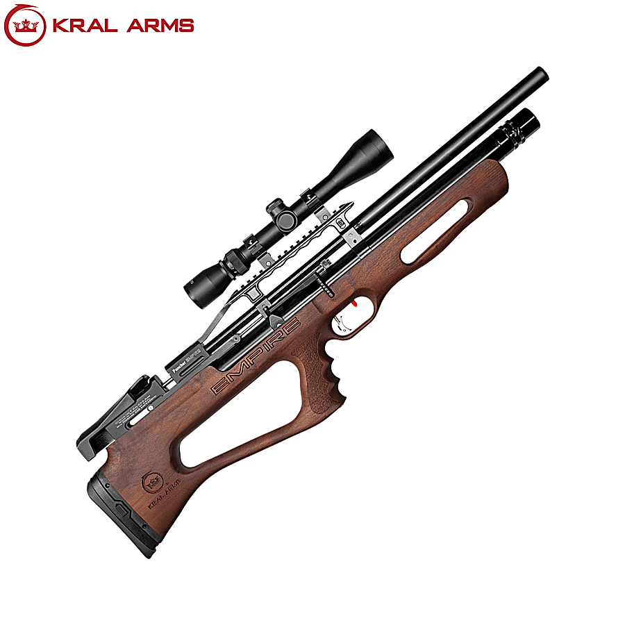 Buy online PCP Air Rifle Kral Arms Puncher Empire Walnut from KRAL