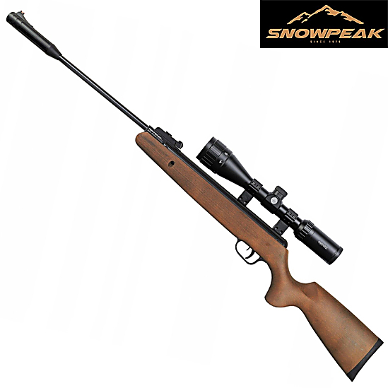 Achetez En Ligne Carabine Plomb Snowpeak Gr S Walnut Nitro Gas